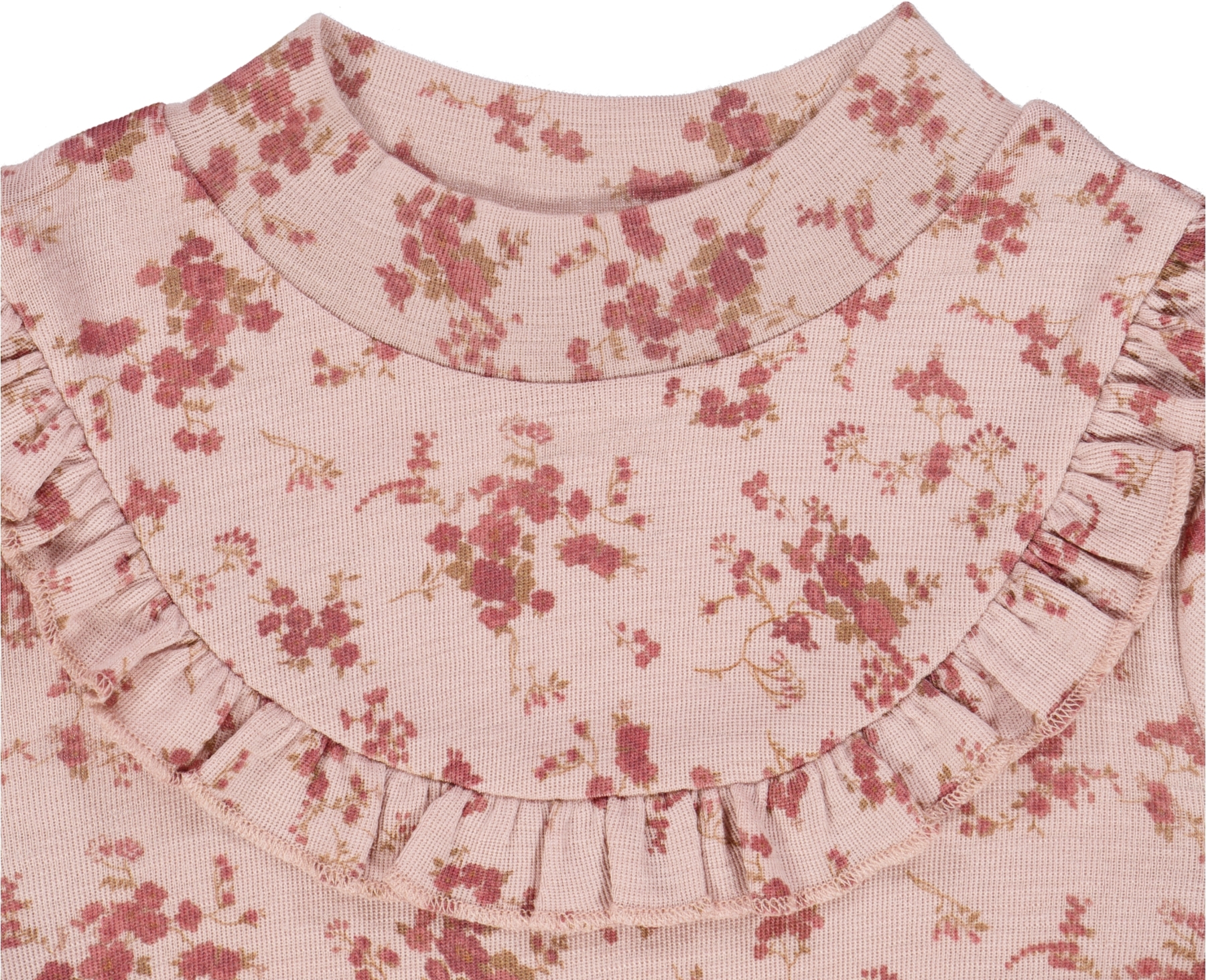 Wheat t-shirt Uld Ruffle Rose Flowers - Billede 2