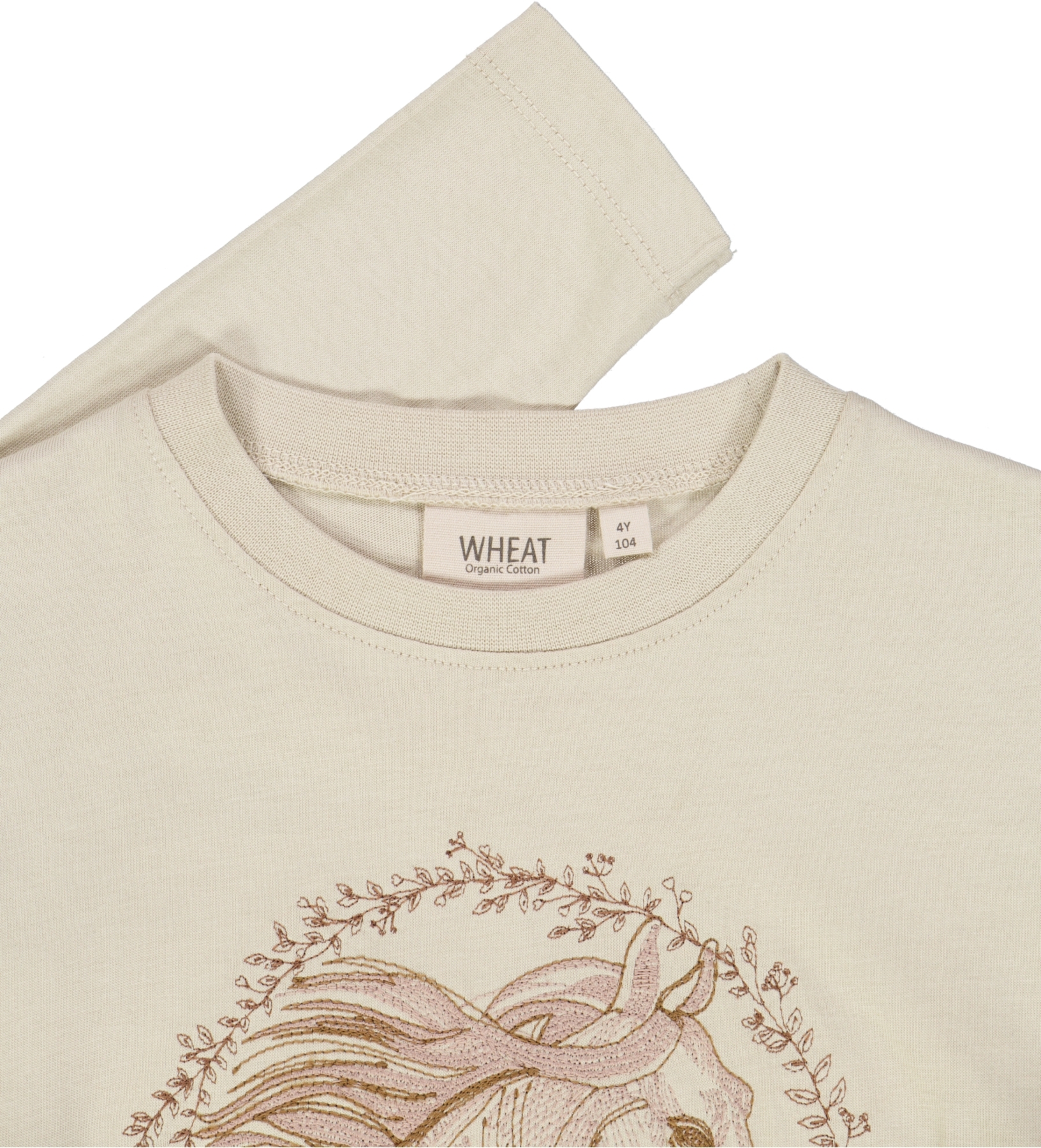 Wheat Bluse Horse Embroidery Fossil - Billede 3