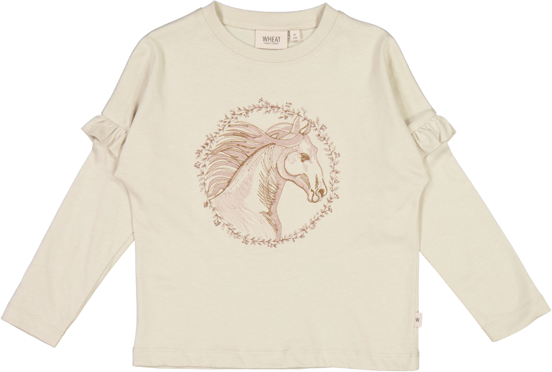Wheat Bluse Horse Embroidery Fossil - Billede 4