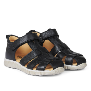 Angulus Sandal Med Velcrolukning Sort