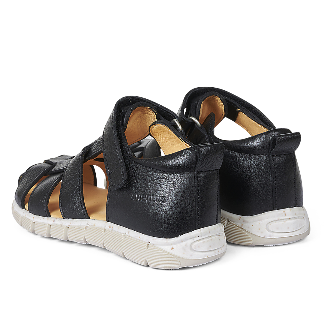 Angulus Sandal Med Velcrolukning Sort - Billede 3