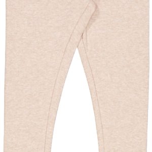 Wheat Leggins Rib Rose Melange