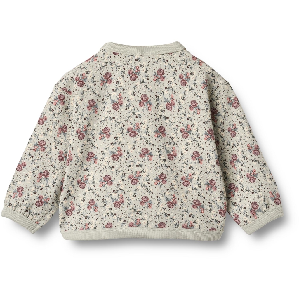 Wheat Sweatshirt LS Baby Emery Slightly green Flowers - Billede 2