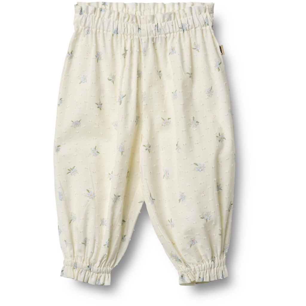 Wheat Bukser Baby Polly Blue Flowers