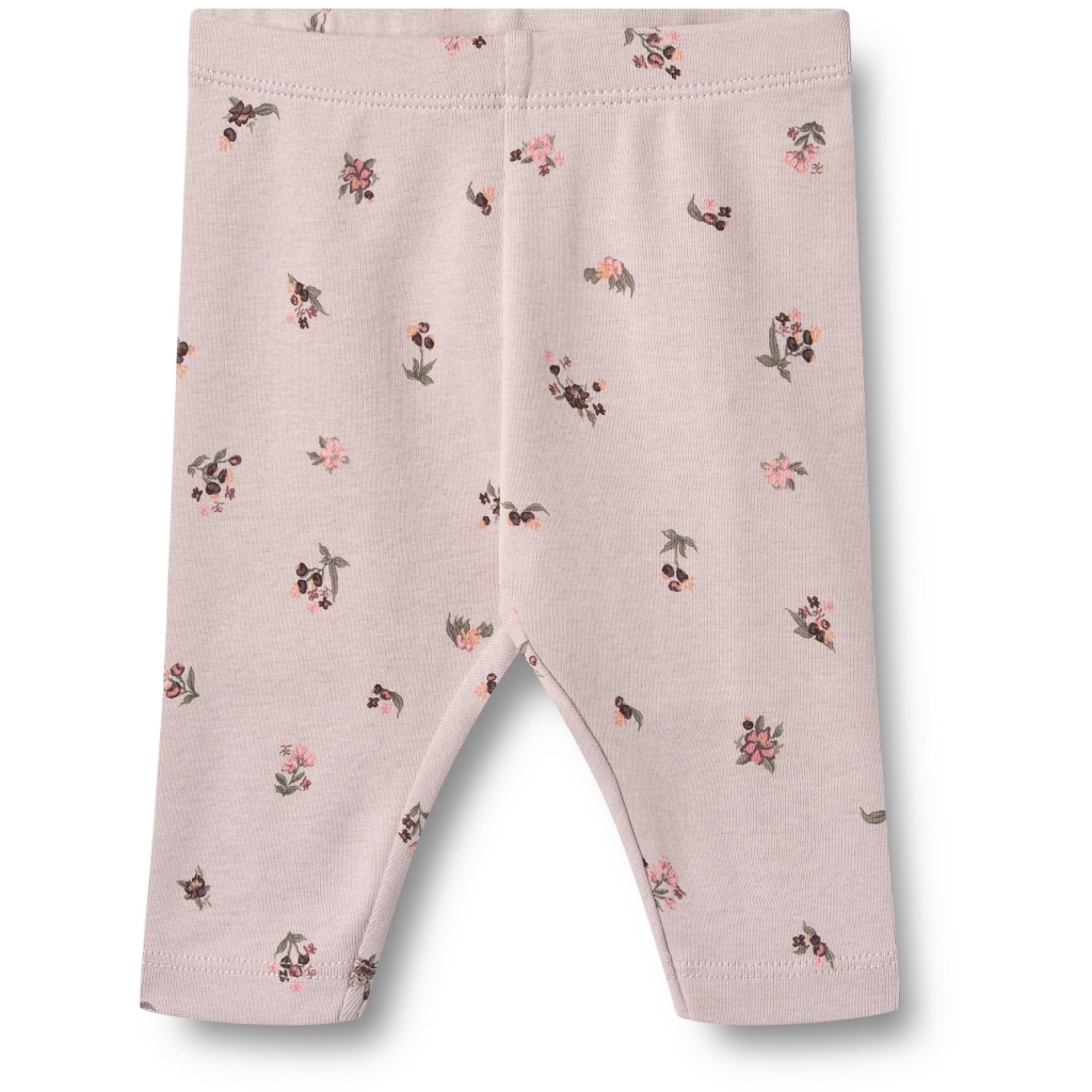 Wheat Bukser Baby Silas Soft Lilac Flowers