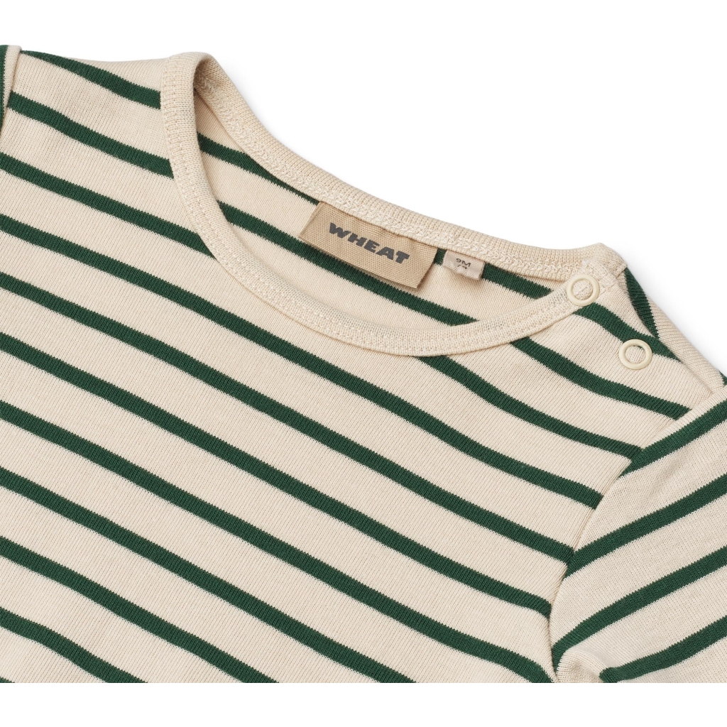 Wheat Body LS Berti Green Stripe - Billede 3