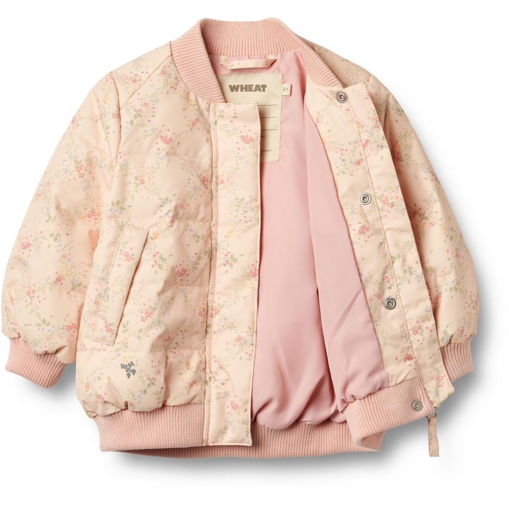 Wheat Sommer Puffer Baby Lotte Rose Checked Flowers - Billede 3