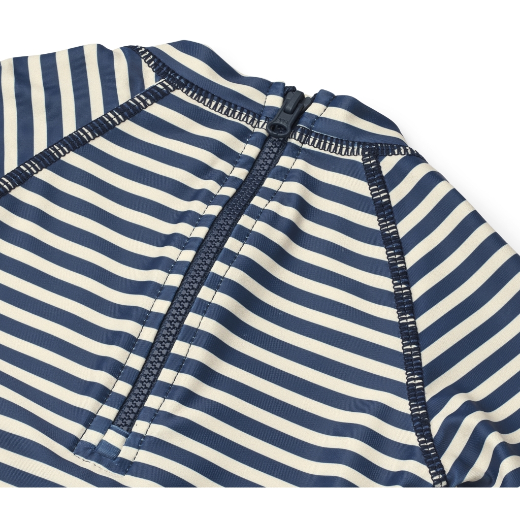 Wheat UV-Svømmedragt SS Cas Blue Stripe - Billede 3
