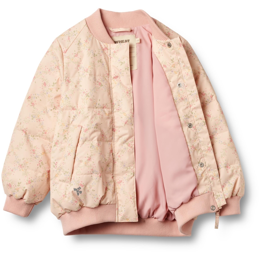 Wheat Sommer Puffer Lotte Rose Checked Flowers - Billede 3