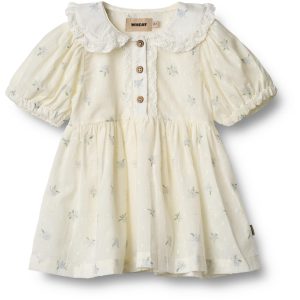 Wheat Kjole SS Baby Adele Blue Flowers