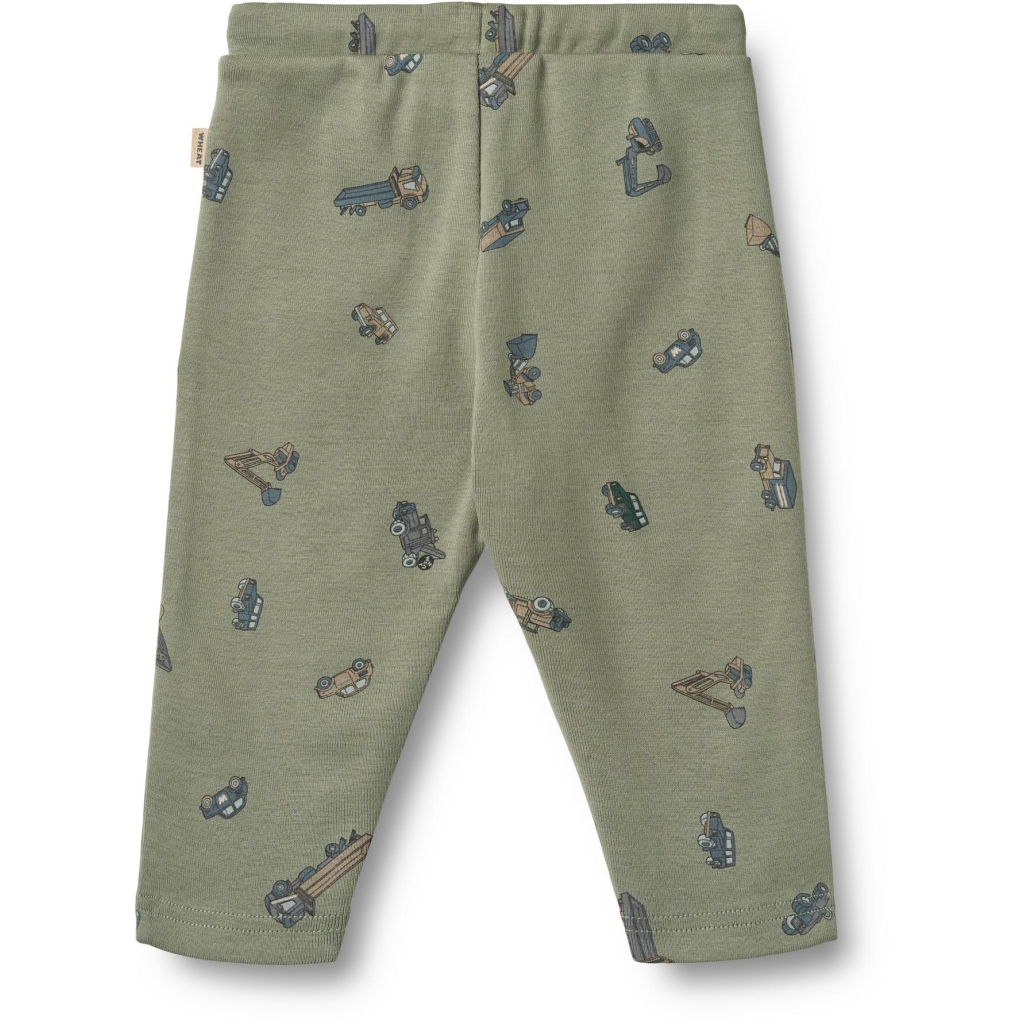 Wheat Bukser Baby Manfred Dusty Green Cars - Billede 2