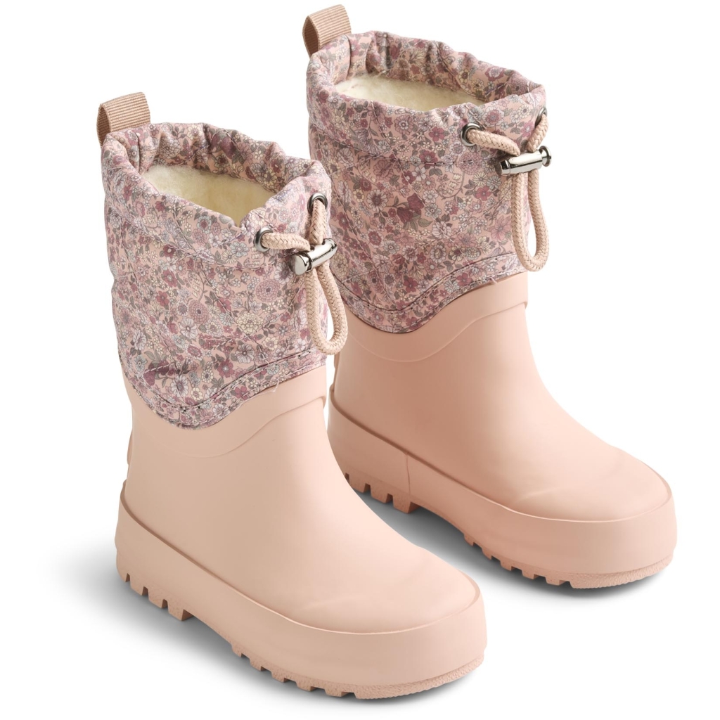 Wheat Termo Gummistøvler Snowboot Drizzle Rose Dust Flowers