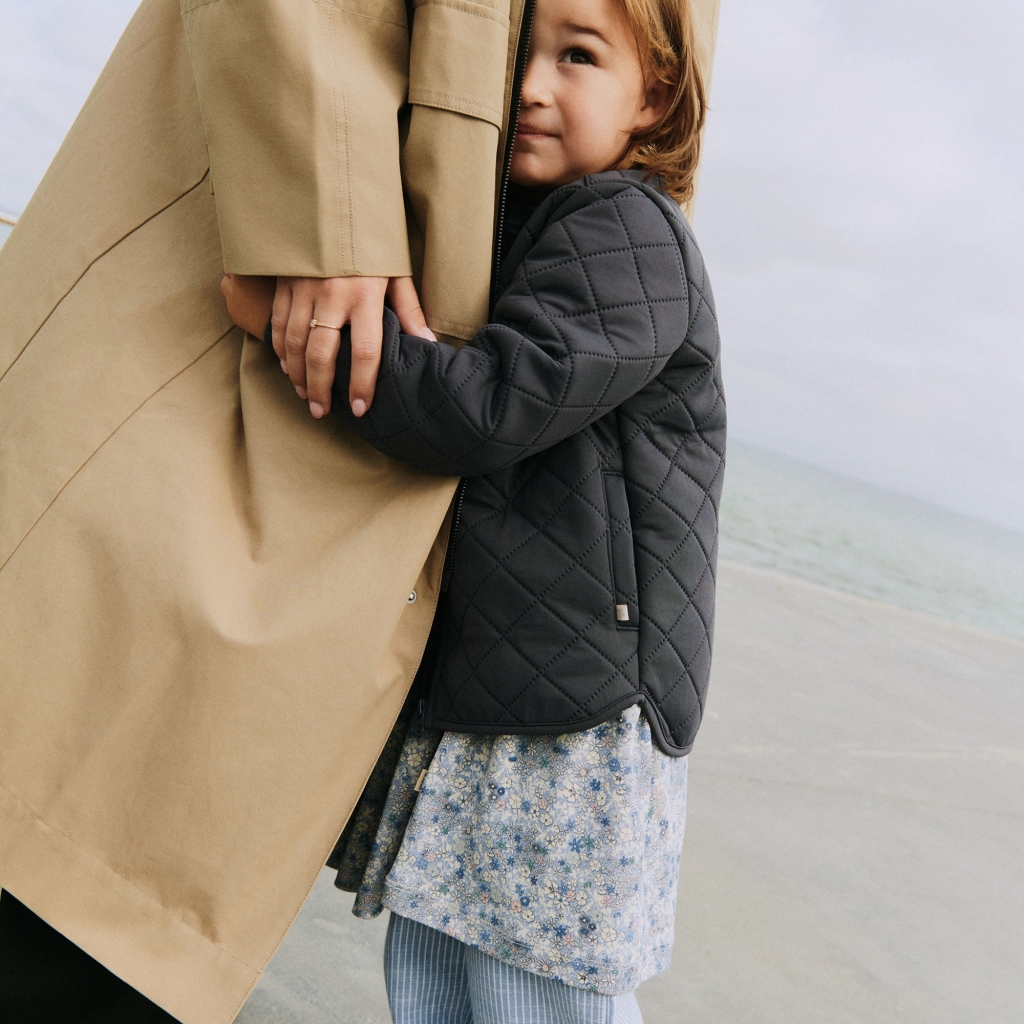Wheat Kjole SS Jersey Emilie Blue Summer Flowers - Billede 5