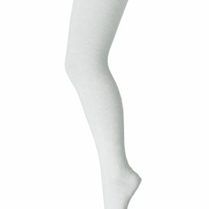 MP Danmark Strømpebukser Lace Cotton White