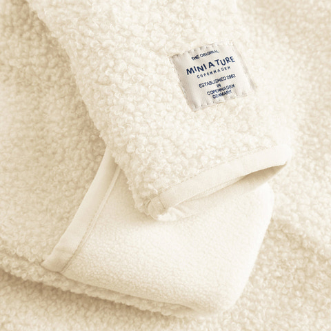 Mini A Ture Fleecedragt Matadel Teddyfleece Heldragt Angora Cream - Billede 5