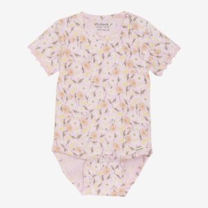 Minymo Body SS AOP Pink Tulle