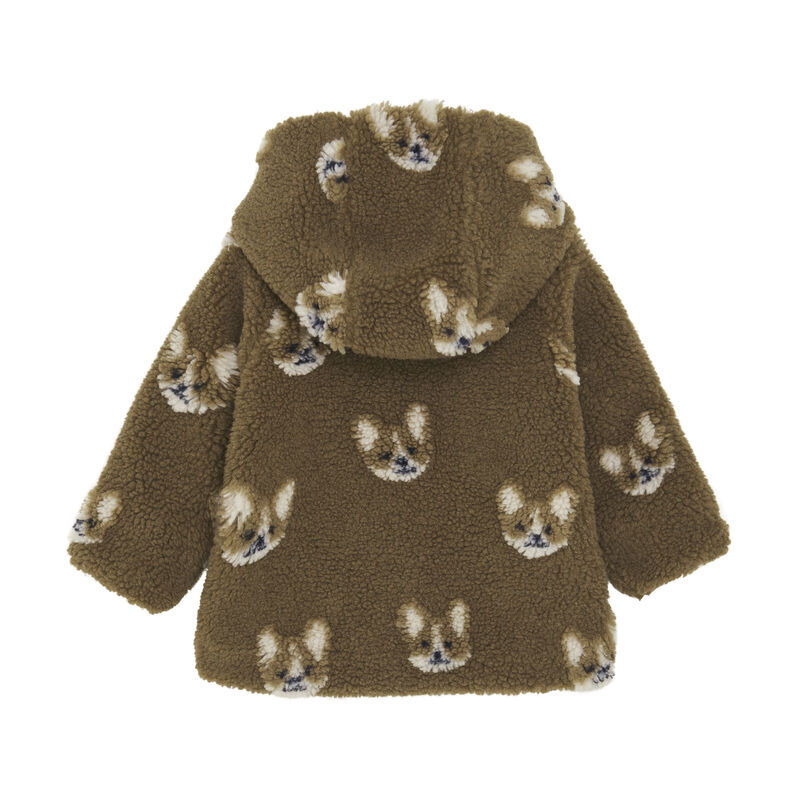 Minymo Jakke Fleece Teddy Sepia - Billede 2