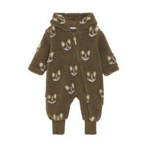 Minymo køredragt Wholesuit Teddy Sepia