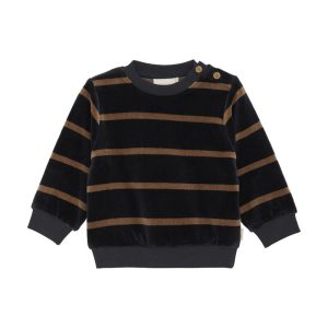 Minymo Sweatshirt Velour Dark Navy