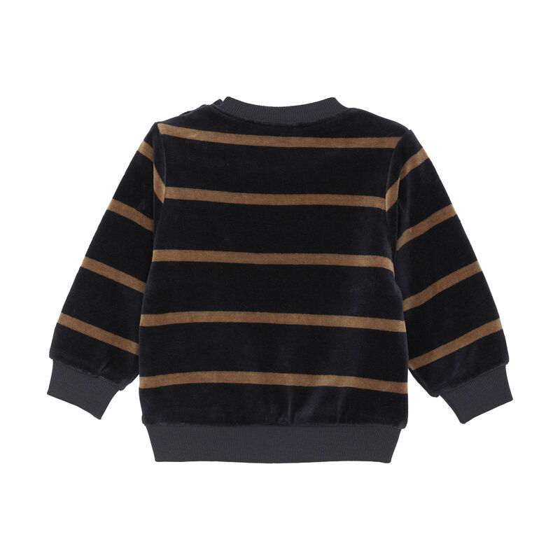 Minymo Sweatshirt Velour Dark Navy - Billede 2