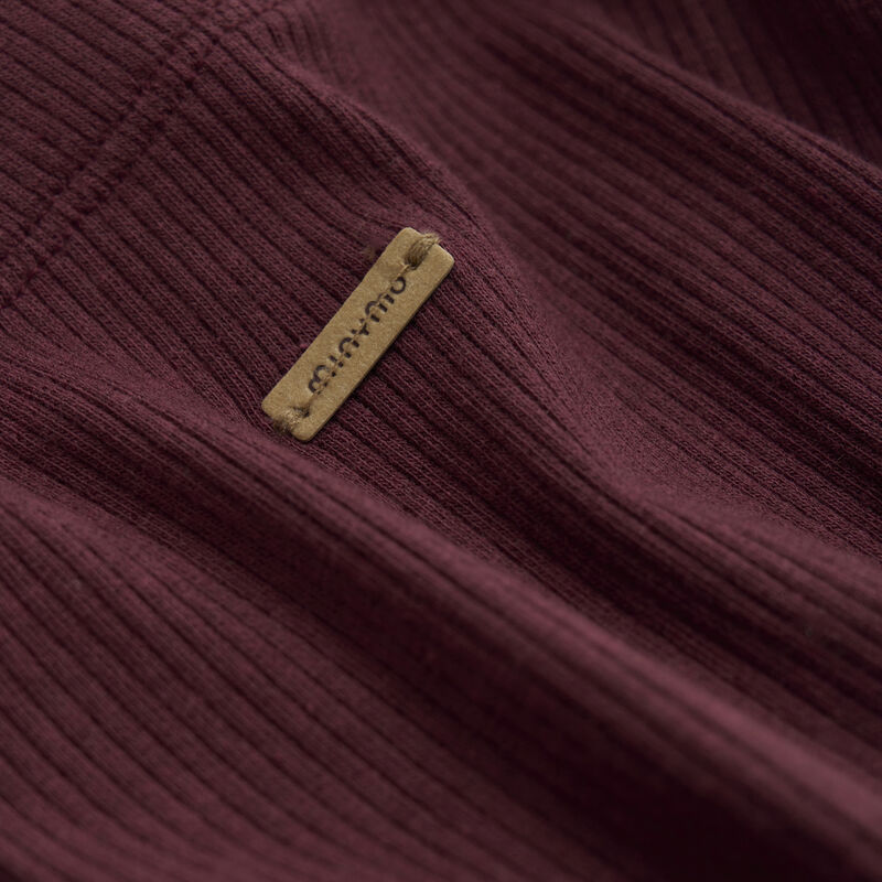 Minymo Leggins Sweat Tawny Port - Billede 3