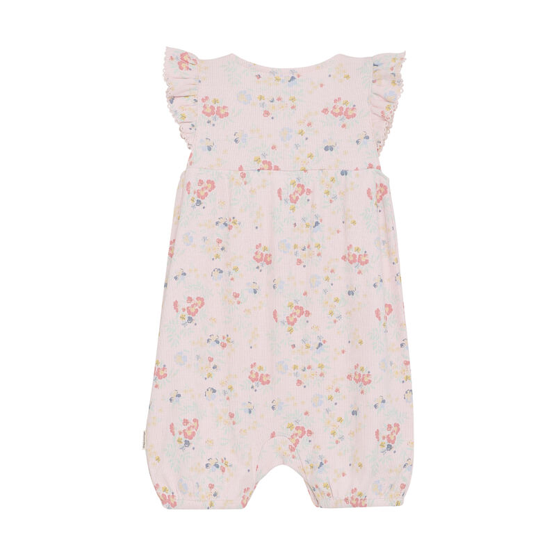 Minymo Sommerdragt SS Suit Rib AOP Rosen Quartz - Billede 2