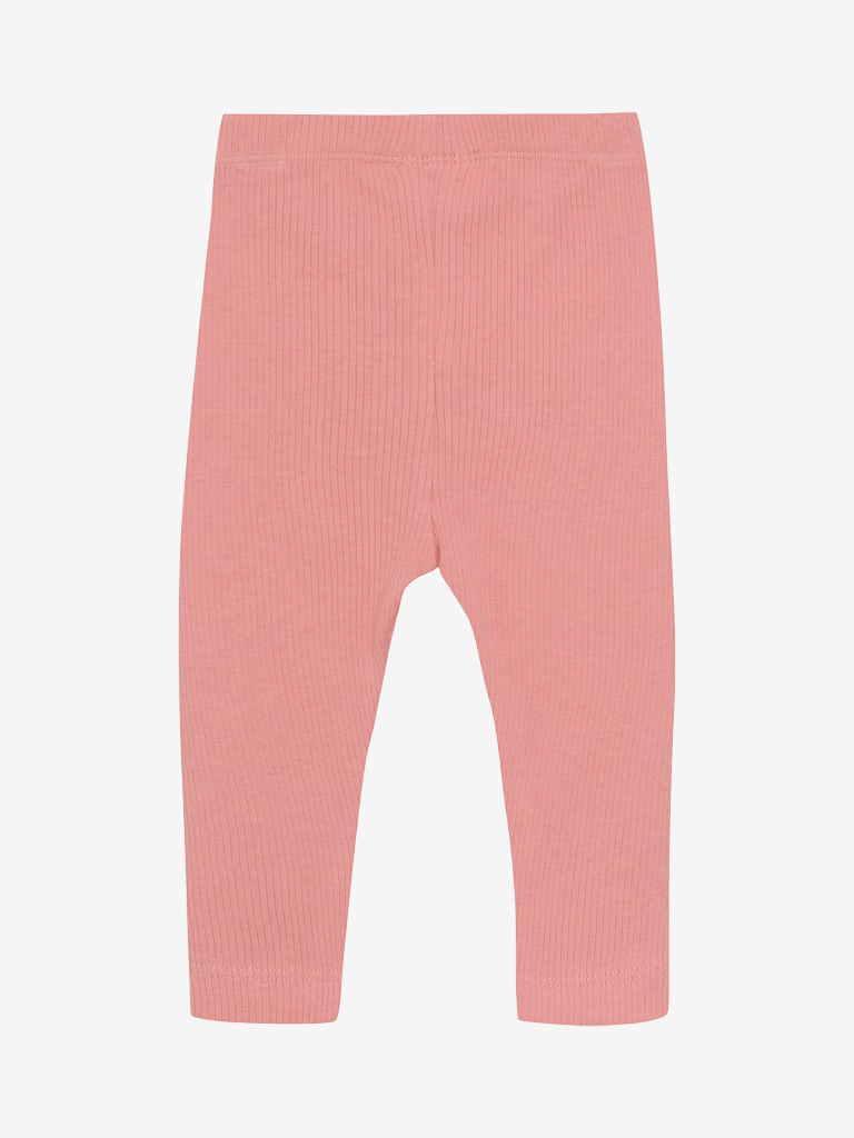 Minymo Leggins Baby Rib Strawberry Pink - Billede 2