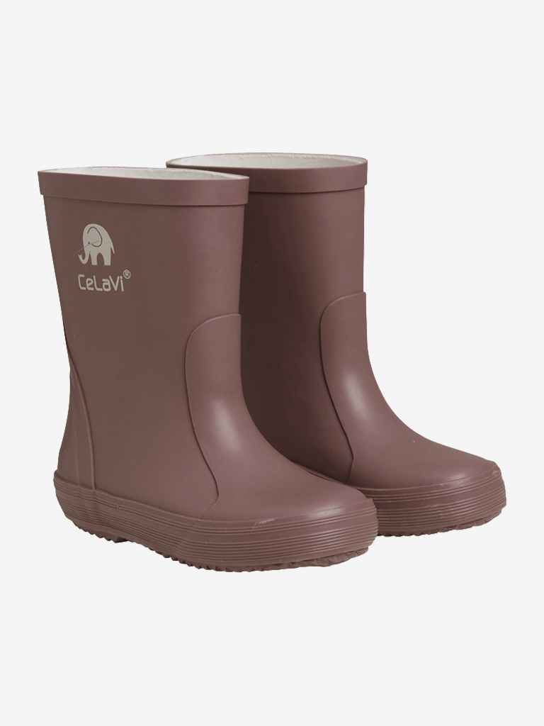 CeLaVi Gummistøvler Wellies Solid Rose Brown