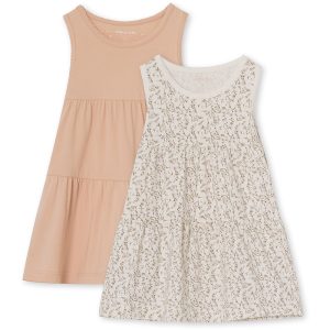 Mini A Ture Kjole Alida 2-pak Mauve Chalk