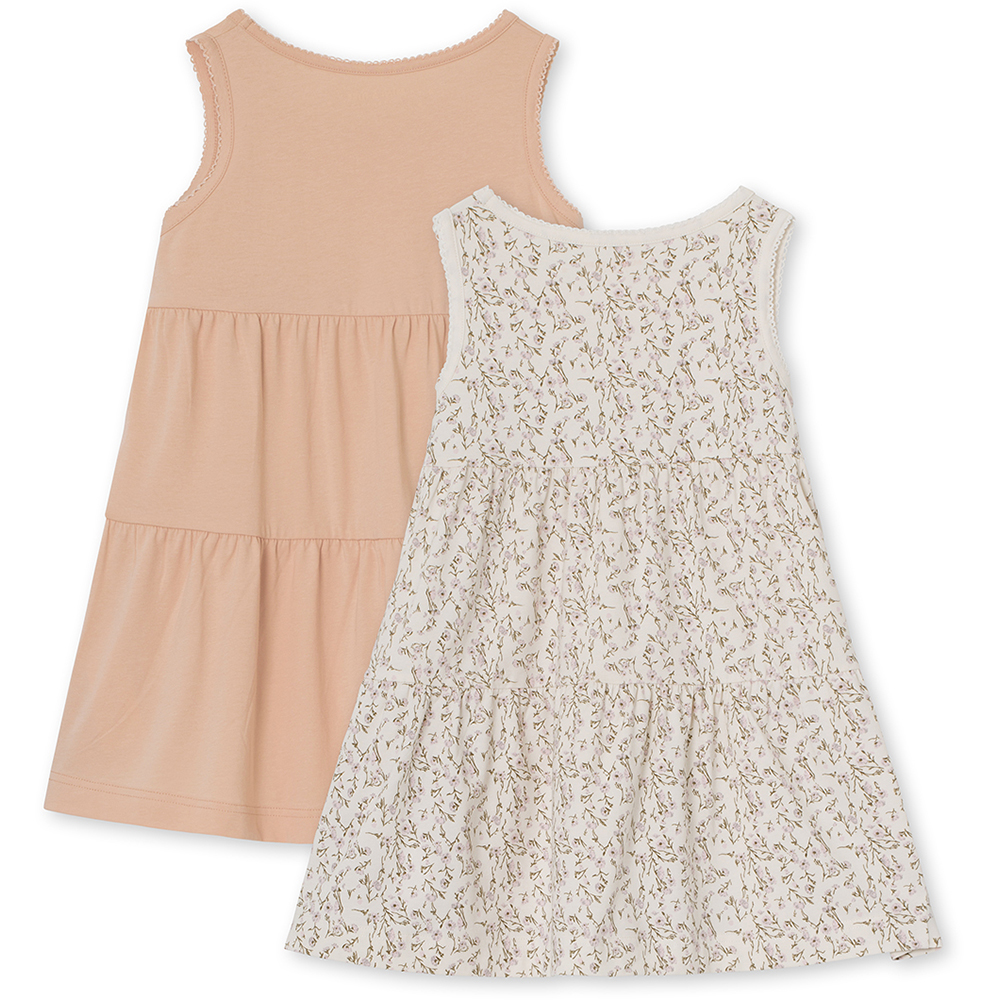 Mini A Ture Kjole Alida 2-pak Mauve Chalk - Billede 2
