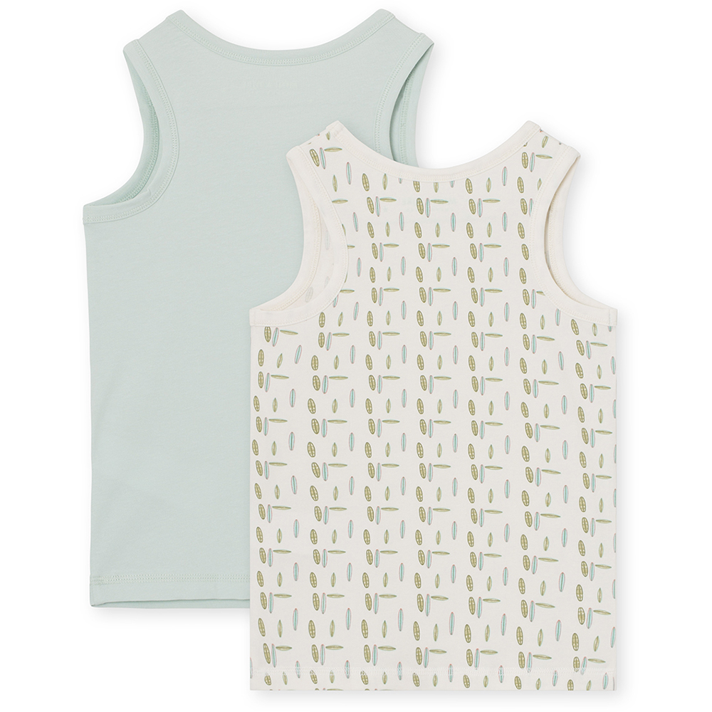 Mini A Ture Yoon undertrøje 2-pak Gardenia Creme - Billede 2
