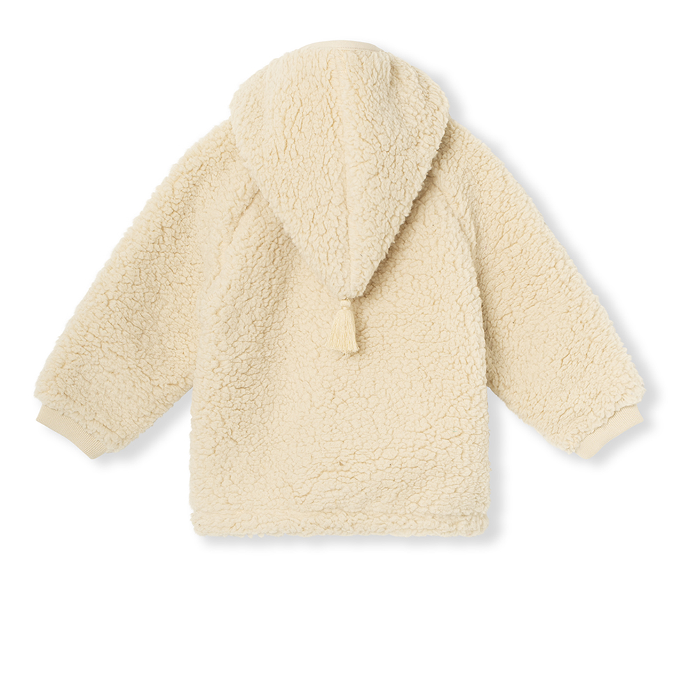 Mini A Ture Fleecejakke Liff Teddyfleece Angora Creme - Billede 3