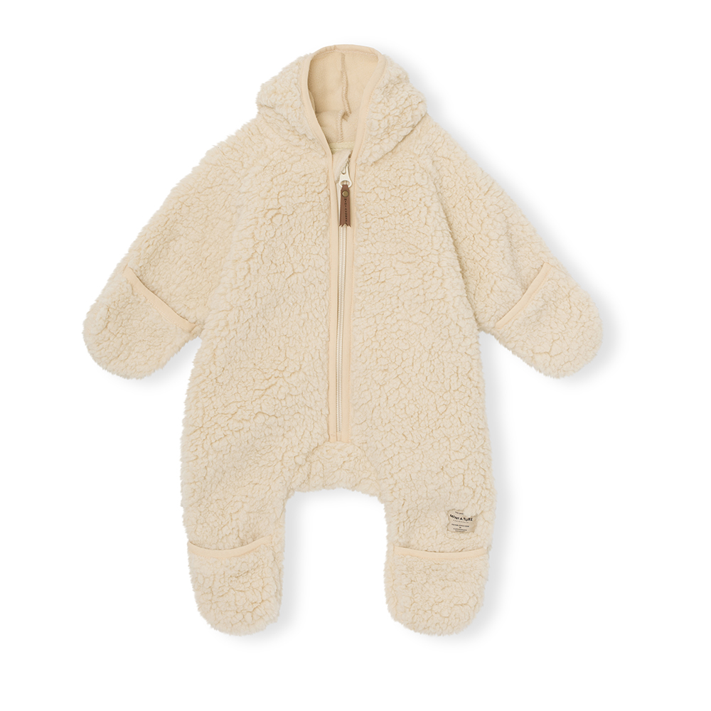 Mini A Ture Fleecedragt Adel Teddyfleece Angora Creme