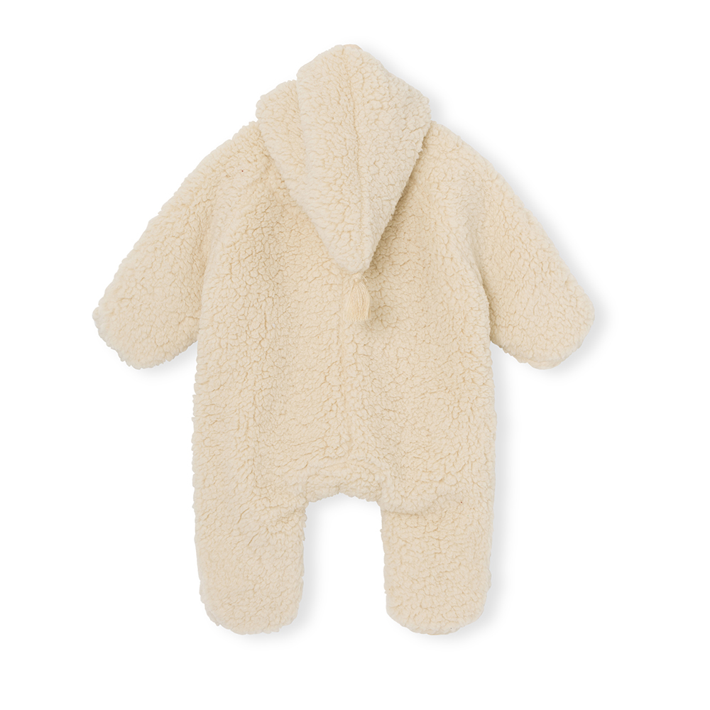 Mini A Ture Fleecedragt Adel Teddyfleece Angora Creme - Billede 3