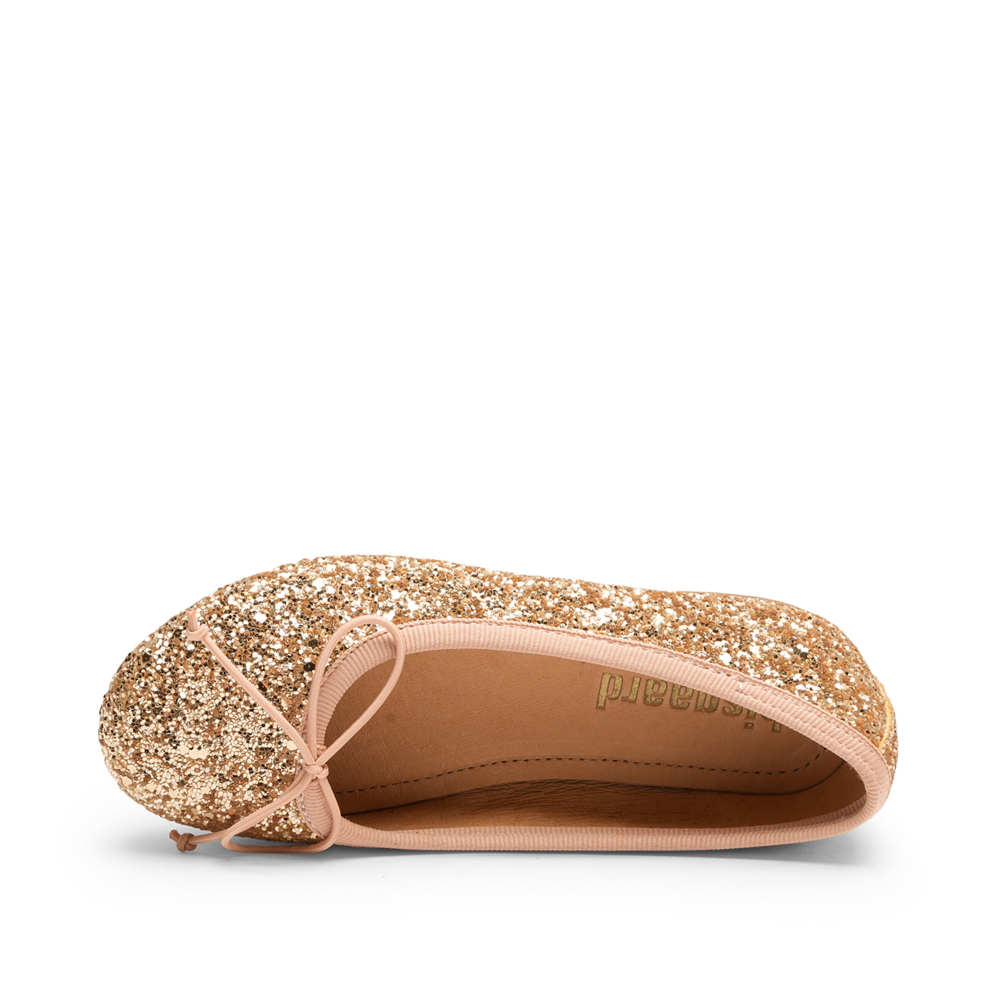 Bisgaard Ballerina Sko Lucy Gold Glitter - Billede 4