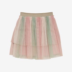 Minymo Nederdel Skirt Glitter Peach Beige