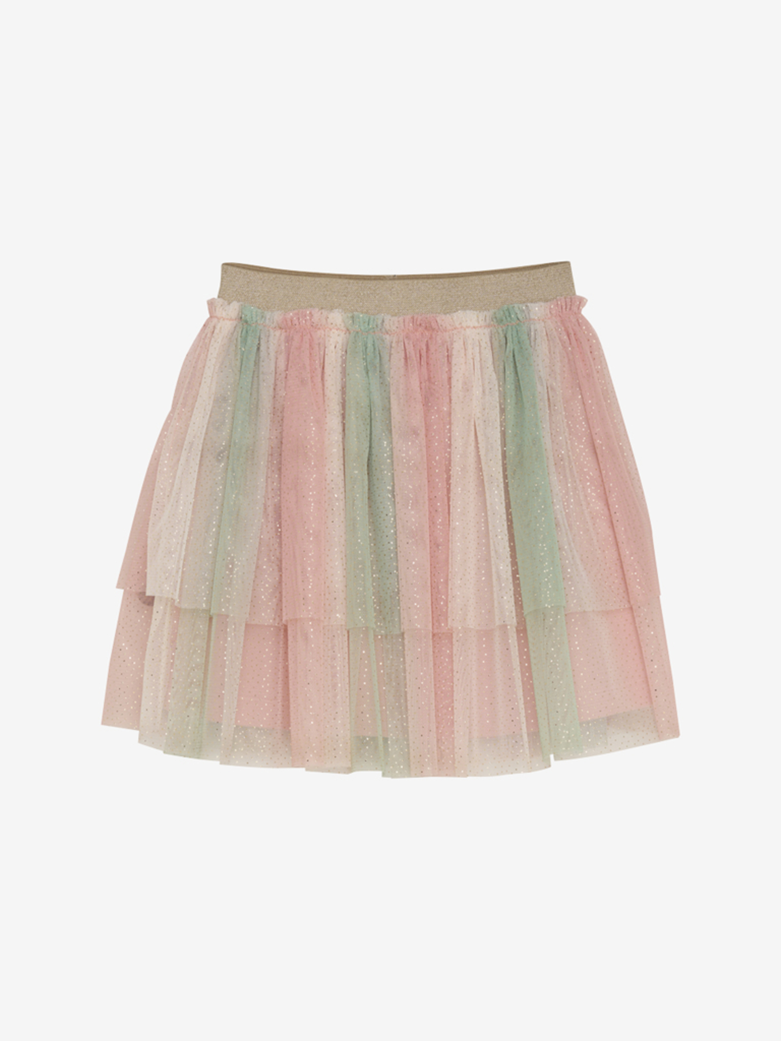 Minymo Nederdel Skirt Glitter Peach Beige