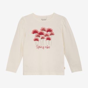 Minymo T-shirt LS Eggnog