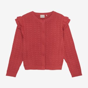 Minymo Cardigan LS Strik Tomato Puree