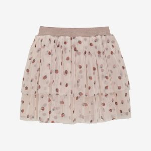 Minymo Nederdel Skirt Glitter AOP Spanish Villa