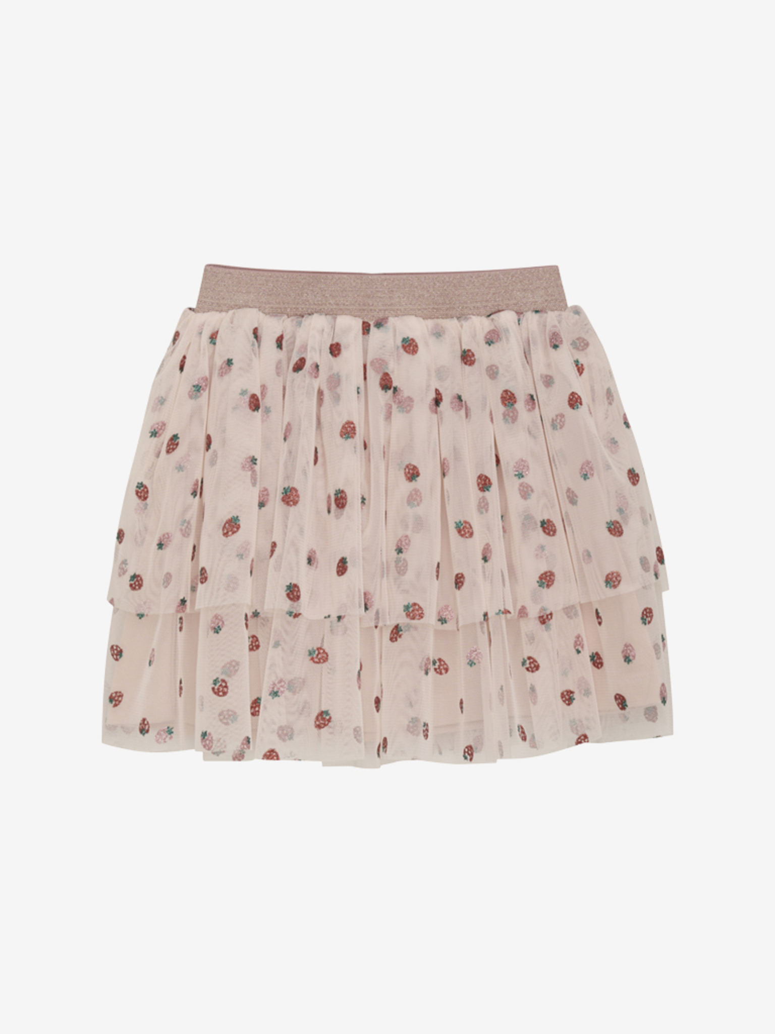 Minymo Nederdel Skirt Glitter AOP Spanish Villa