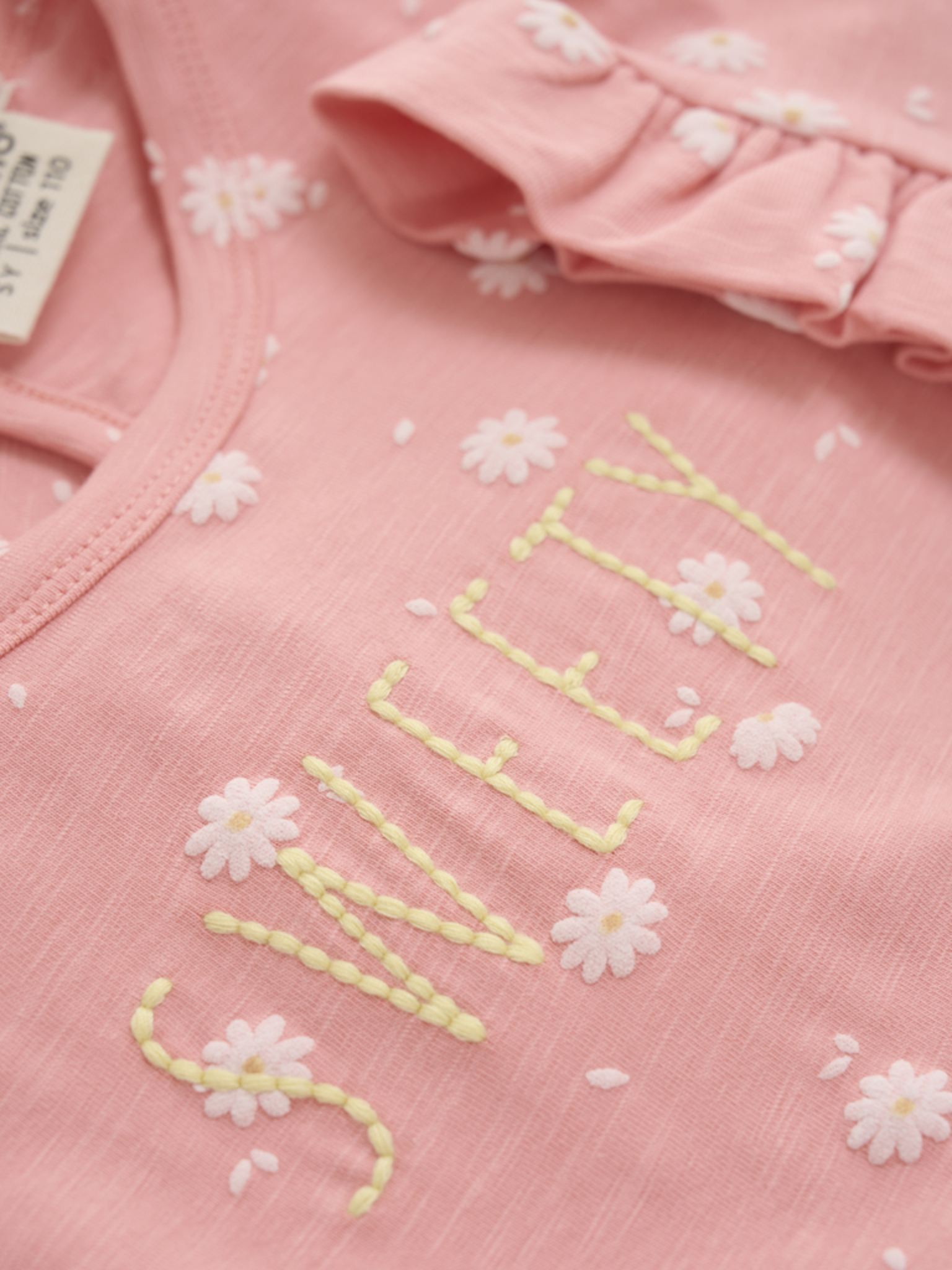 Minymo T-shirt SS AOP Strawberry Ice - Billede 3