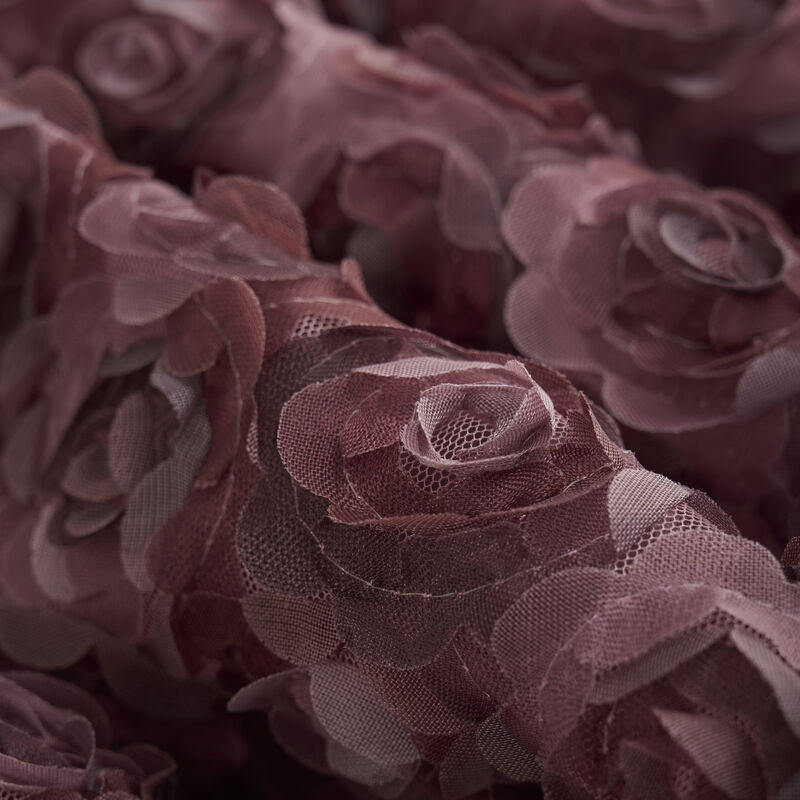 Minymo Nederdel Skirt Mesh Flowers Deco Rose - Billede 3