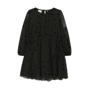 Minymo Kjole LS Flock Tap Shoe