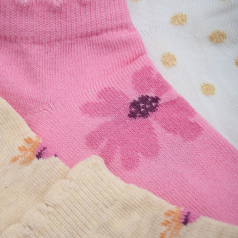 Minymo Footies 3-pak Azalea Pink - Billede 5