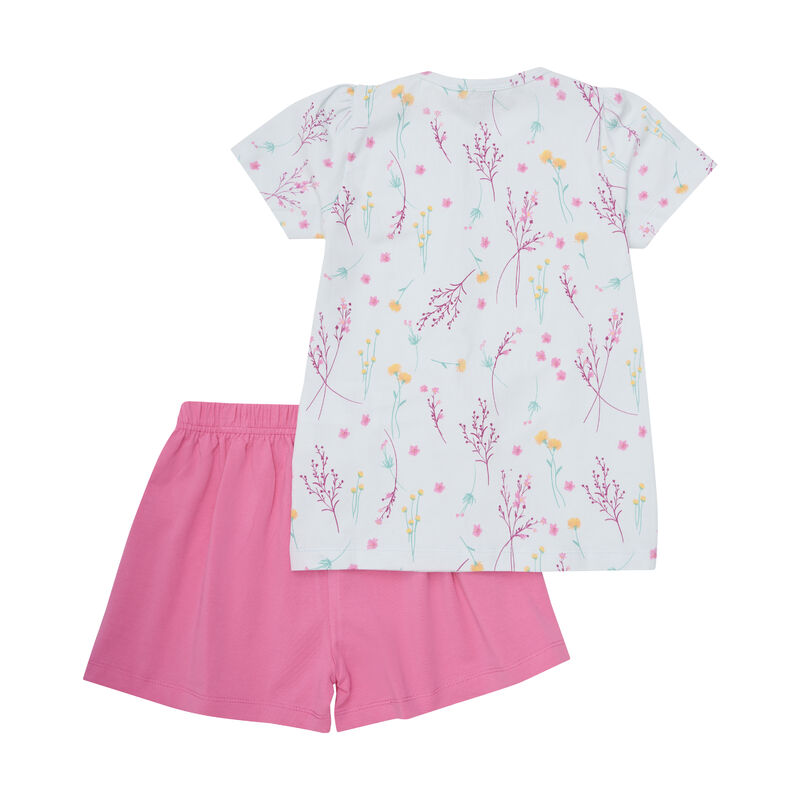 Minymo T-shirt + Shorts sæt AOP Wan Blue - Billede 2