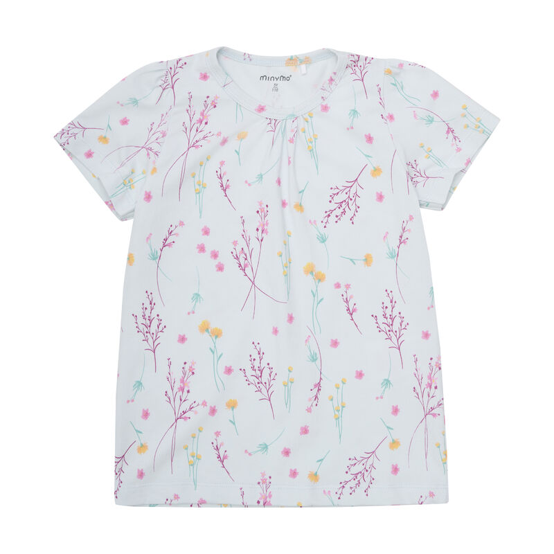 Minymo T-shirt + Shorts sæt AOP Wan Blue - Billede 3