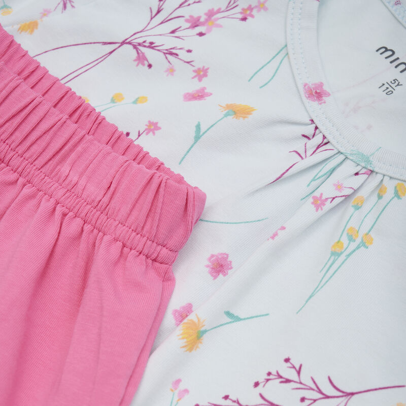 Minymo T-shirt + Shorts sæt AOP Wan Blue - Billede 5