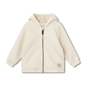 Mini A Ture Fleecejakke MatLiff Teddyfleece Angora Cream