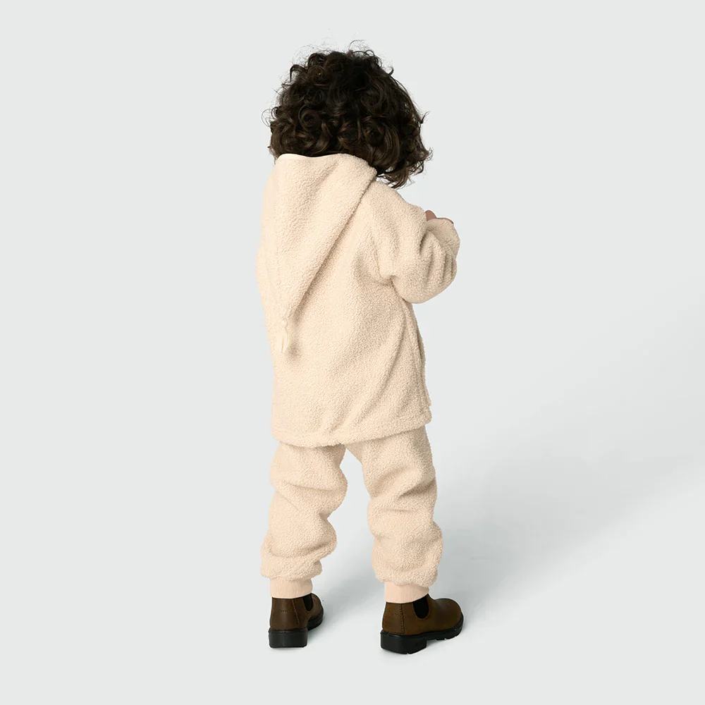 Mini A Ture Fleecejakke MatLiff Teddyfleece Angora Cream - Billede 2